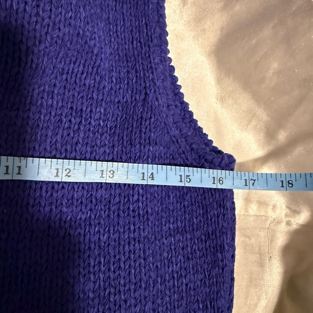 Jones New York Royal Blue Turtleneck Knit Top - Picture 7 of 8